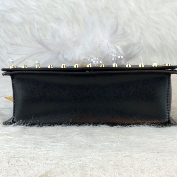 🖤New MICHAEL KORS 🖤LARGE FLAP BLACK CHAIN XBODY - Picture 9 of 10